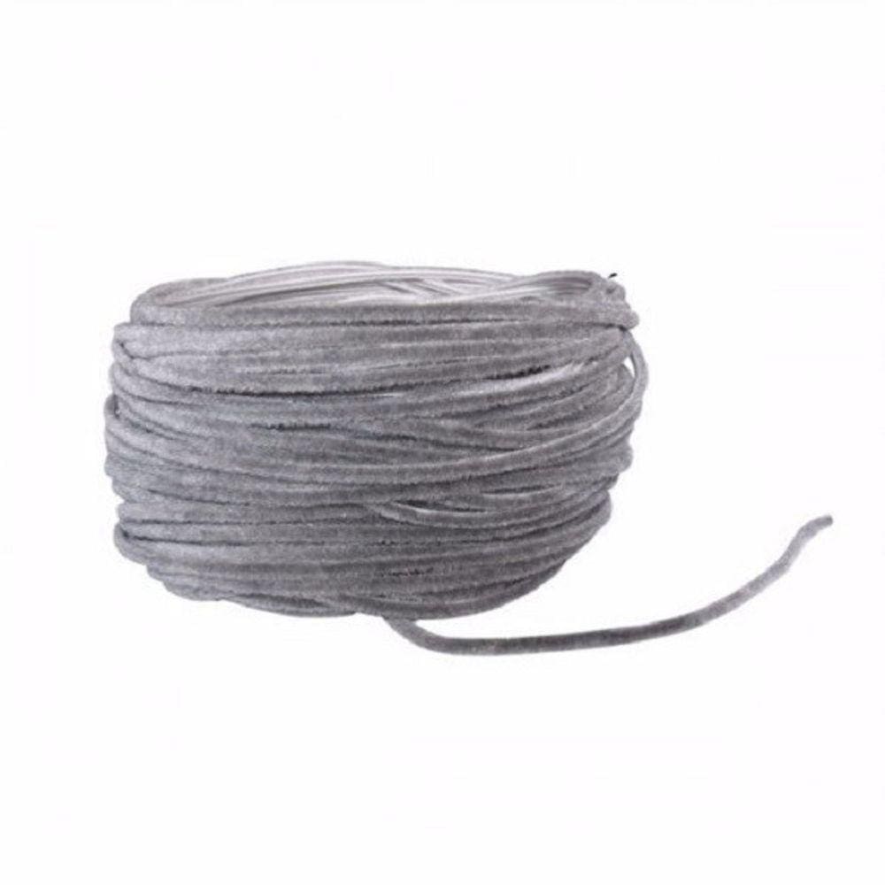 Escova fita adesiva para esquadrias e vidros 5x7 cinza 10m