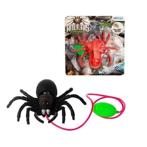 Aranha De Plástico Com Movimento A Bomba