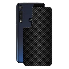Película para Motorola One Macro - Traseira de Fibra de Carbono Preta - Gshield