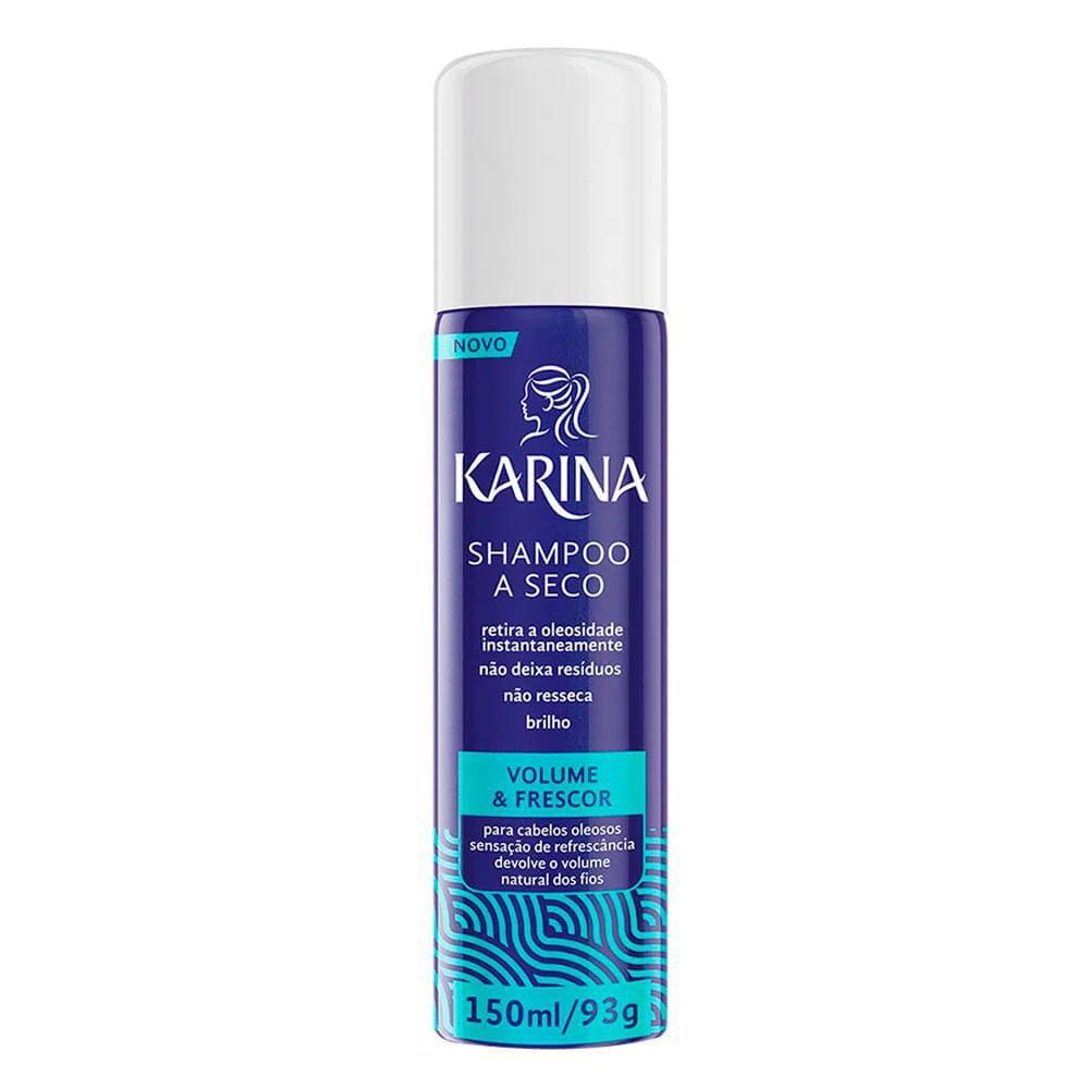 Shampoo A Seco Karina Volume E Frescor 150ml