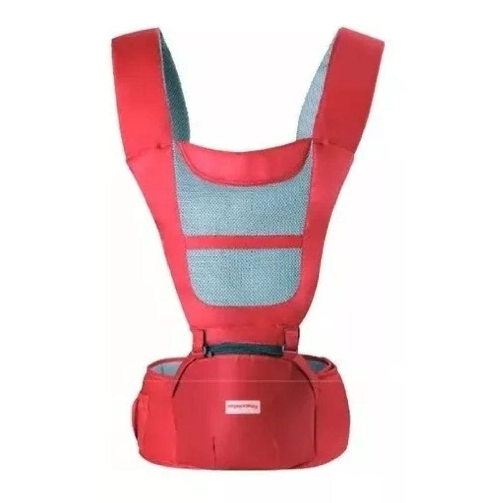Canguru Ergonômico Bebê 6x1 Vermelho Importway 3 A 24 Meses