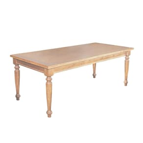 Mesa De Jantar Rústica Retangular 270X100Cm Francisca - Natural - Bege