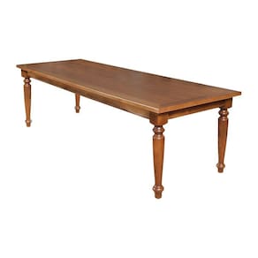 Mesa De Jantar Rústica Retangular 220X100Cm Francisca - Castanho - Marrom