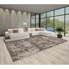 Tapete 230x300cm Serido São Carlos Cream/Taupe B2694A