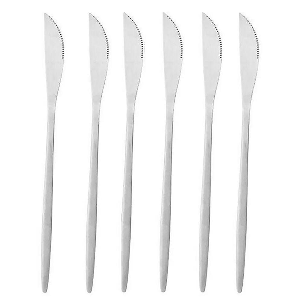 Conjunto 6 Facas para Mesa de Aço Inox Ópera 22cm 1826 - Lyor