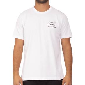 Camiseta Rip Curl Vibe Logo WT23 Masculina Bone