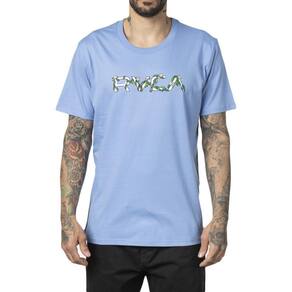 Camiseta RVCA Big Floral WT23 Masculina Azul