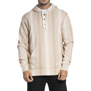 Moletom Quiksilver Canguru Baja Henley WT23 Praline Baja