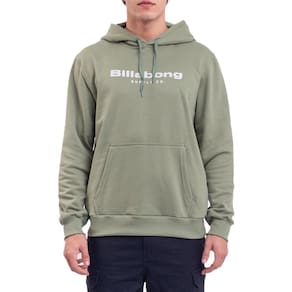 Moletom Billabong Canguru Walled II Plus Size WT23 Verde