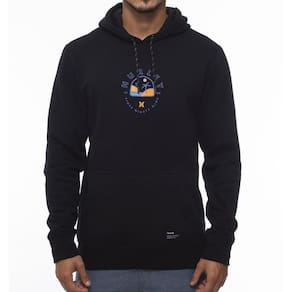 Moletom Hurley Canguru Focus WT23 Masculino Preto