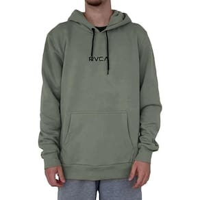 Moletom RVCA Canguru Tonally WT23 Masculino Verde Militar