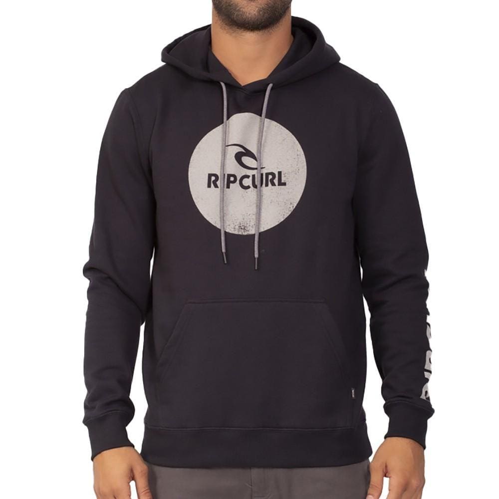 Moletom Rip Curl Canguru Corp Icon And Brand WT23 Preto