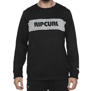 Moletom Rip Curl Careca Cut Fleece Medina WT23 Preto