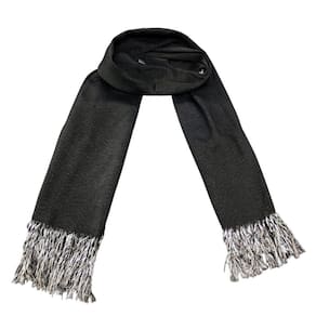 Cachecol Lenço Para O Frio Echarpe Pashmina Peseira Preto