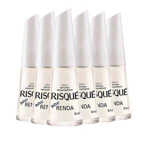 Kit Esmalte Risqué Novo Renda 8ml - 6 Unidades