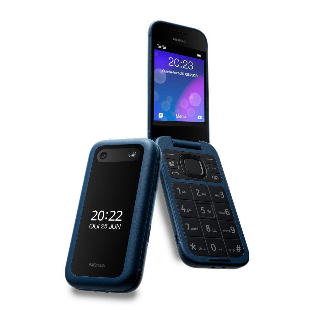 携帯電話（4G）Nokia 2660 Flip ブルー Celular Nokia 2660 Flip 4G Dual | Ponto