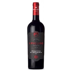 Vinho tinto meio seco Primitivo di Manduria EPICURO - 750ml