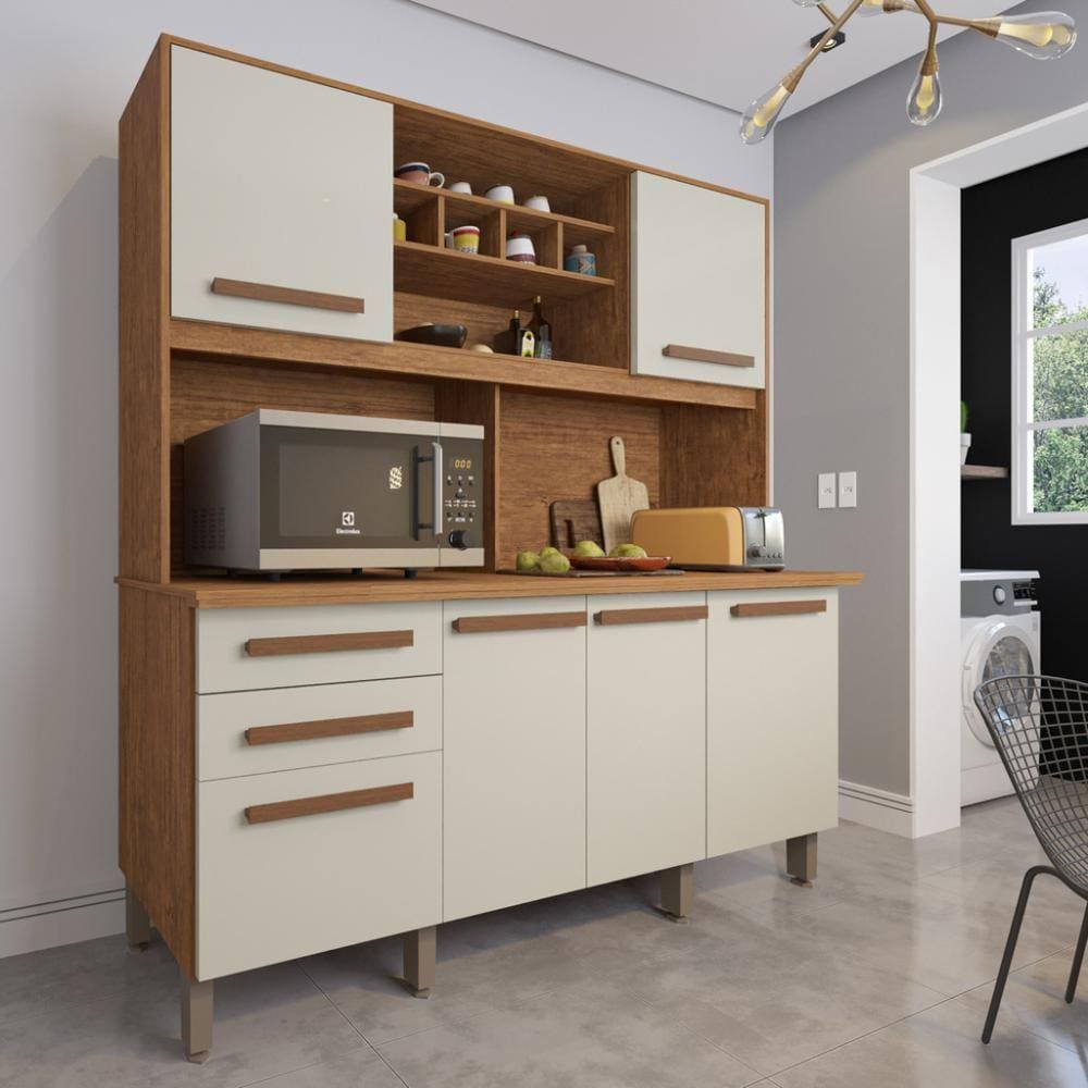 Cozinha 6 Portas 2 Gavetas Luna Plus Imop