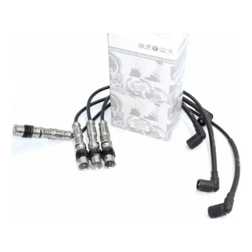 Gol 1.0 G5 Fox Jogo Cabos De Velas Ignição Vw Novo