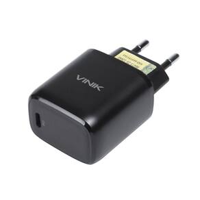 Carregador de Parede 20W com 1 Saida Tipo C 12V 1.67A Preto