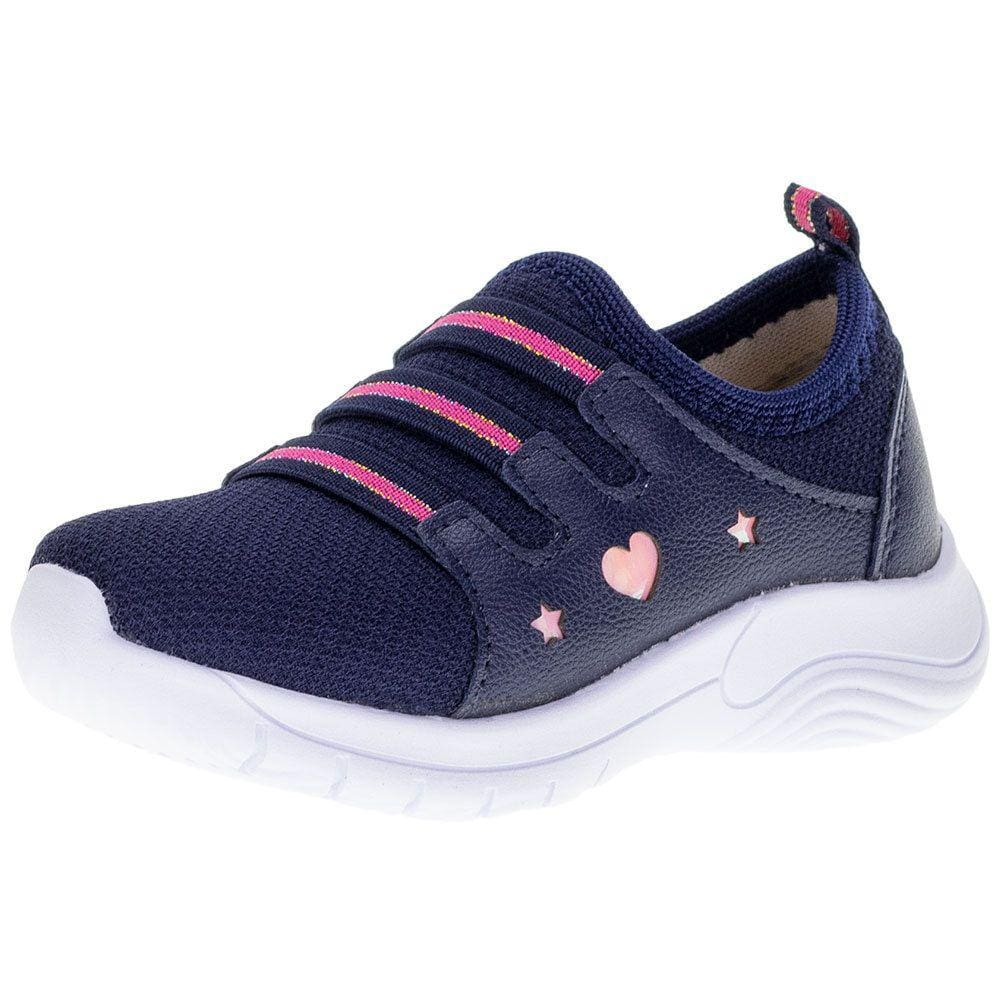 Tênis Infantil Feminino Slip On Lily Kids - 19022