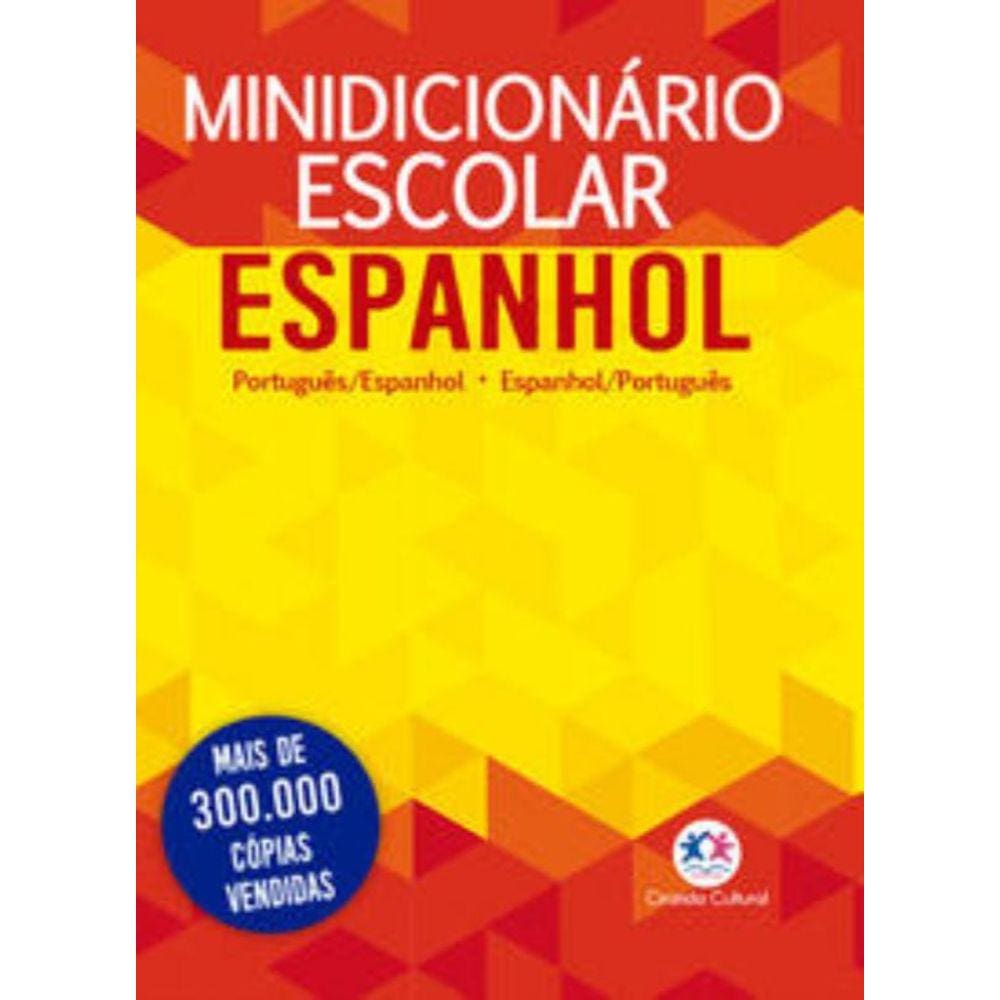 Minidicionario Escolar Espanhol Papel Off-Set