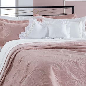 Jogo de Cama Casal Lisse 4 Peças Percal 200 Fios Bernadete Casa Rose