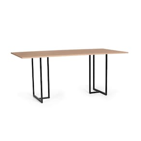 Mesa de Jantar Retangular Industrial 6 Lugares 160x90cm Atos Jade - Straub Web
