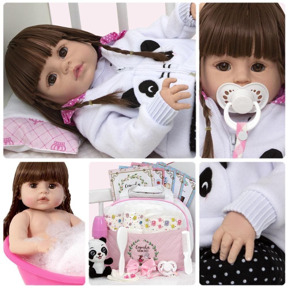 Bebe Reborn De Silicone Sonho De Amor 13 Itens Fada Madrinha