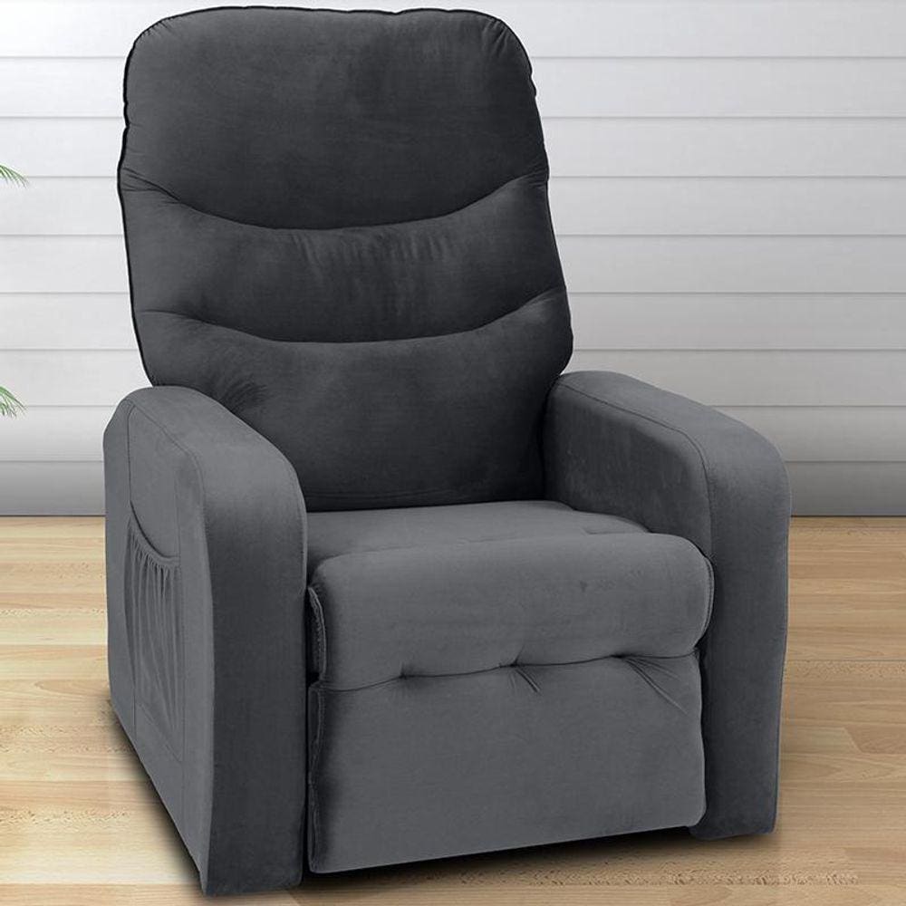 Poltrona Reclinável Punto em Veludo