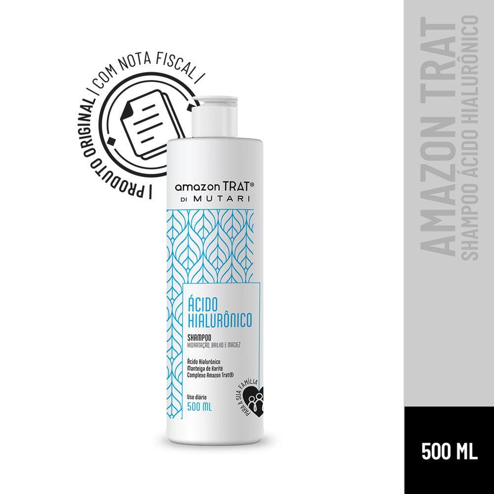 Shampoo Ácido Hialurônico AmazonTrat 500ml