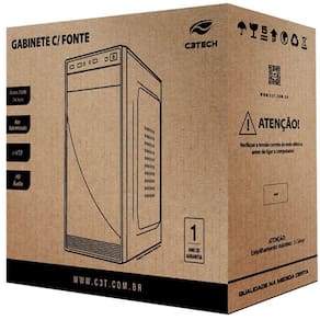 Gabinete Micro ATX MT-30BK com Fonte 200W C3 TECH