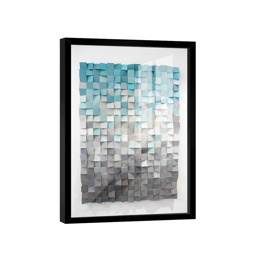 Quadro Azul 3D Effect -- BR ARTES