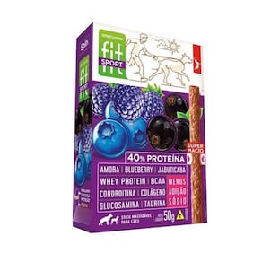 Stick Caes Fit Sport Spin Pet Amora + Bluebery + Jabuticaba 50Gr