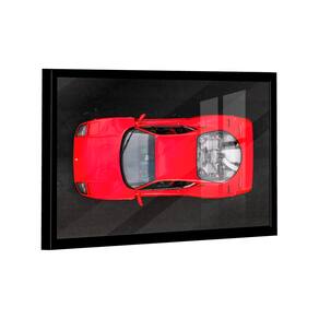 Quadro Ferrari F40 Vermelha Cima -- BR ARTES