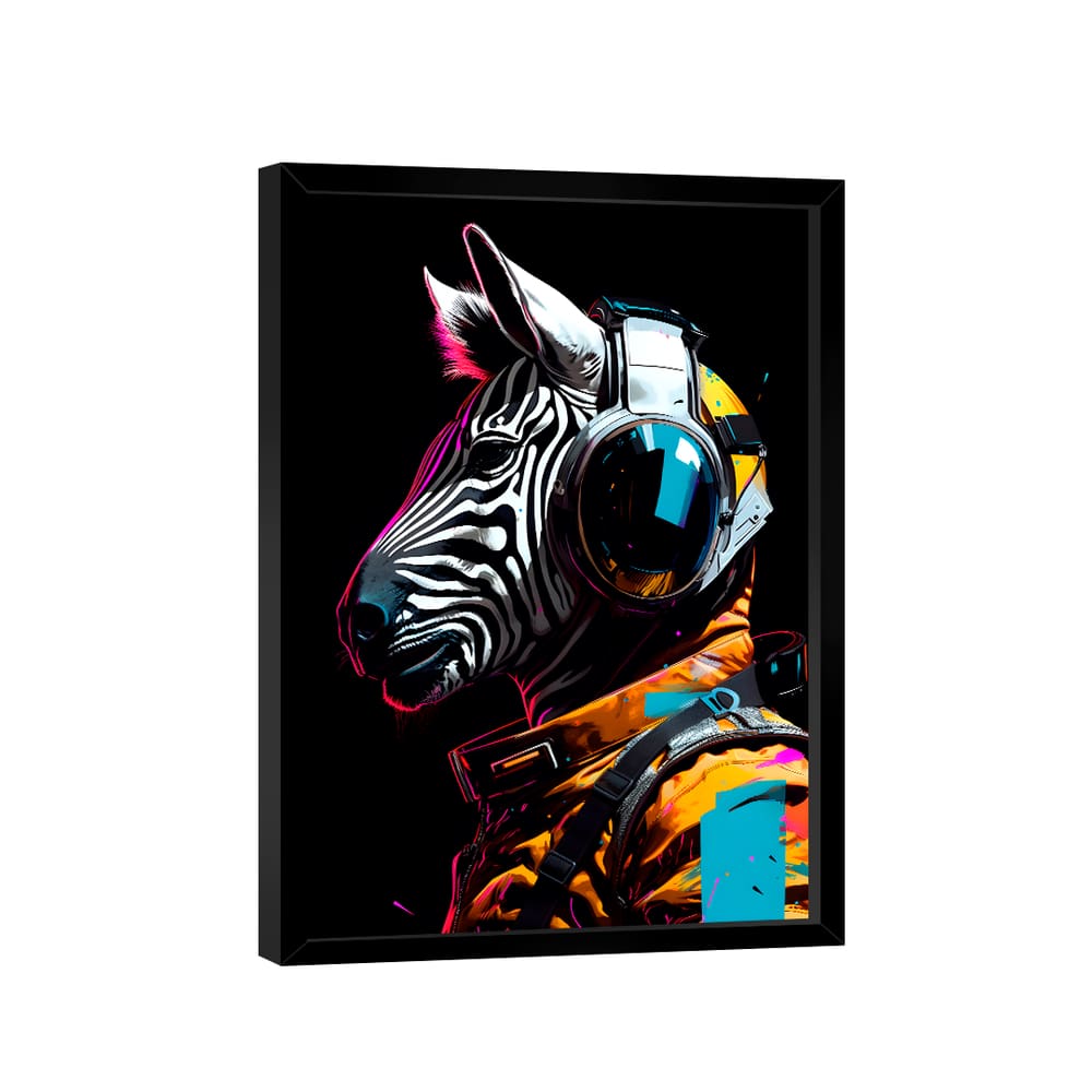 Quadro Zebra Colors -- BR ARTES