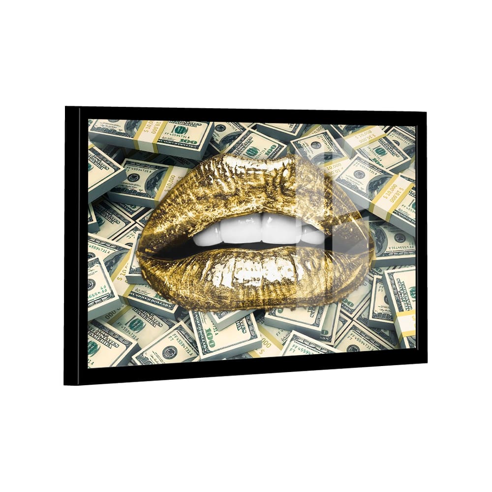 Quadro Mouth Dollars -- BR ARTES