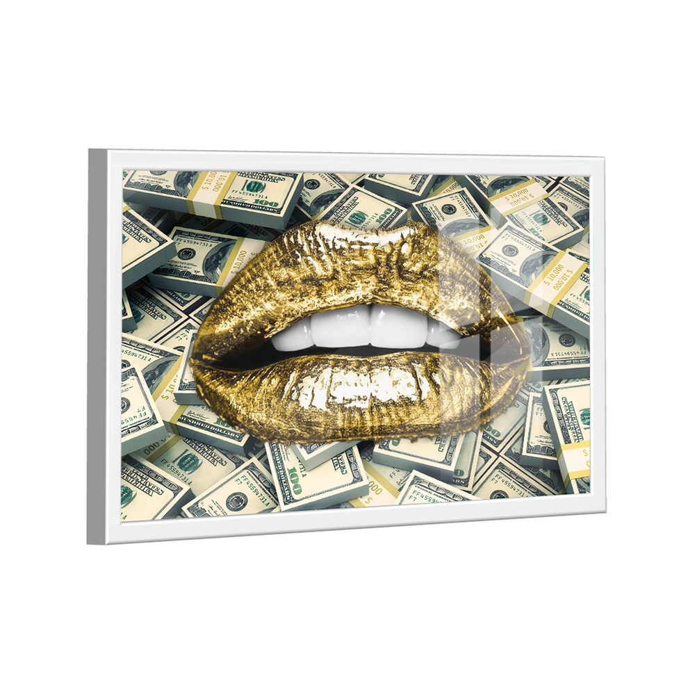 Quadro Mouth Dollars -- BR ARTES