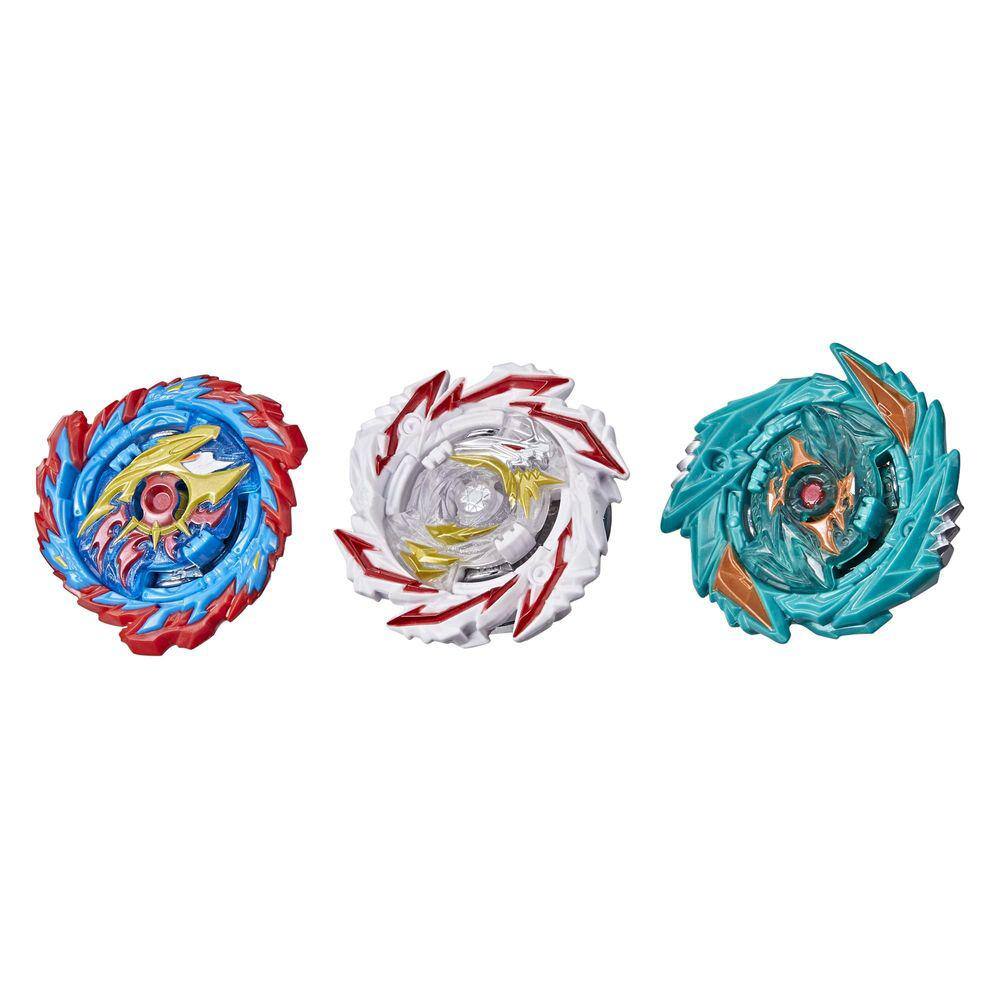 Kit 3 Piões De Batalha - BeyBlade Burst - Evolution Trio Kit - Valtryek Kit  Triplo - Hasbro - superlegalbrinquedos