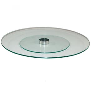 Prato Centro De Mesa Giratório Vidro 8Mm Temperado 80Cm