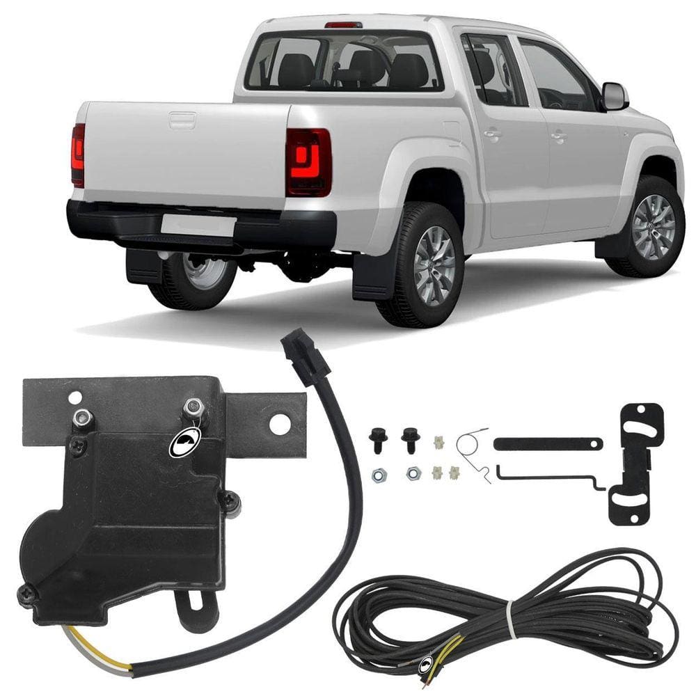 Kit Trava Caçamba Tragial Vw Amarok Caçamba Sem Chave 2010