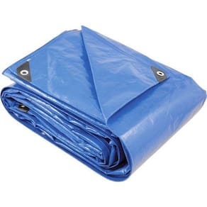 Lona Polietileno 14x10m Azul 200 Micras Reforçada -Vonder