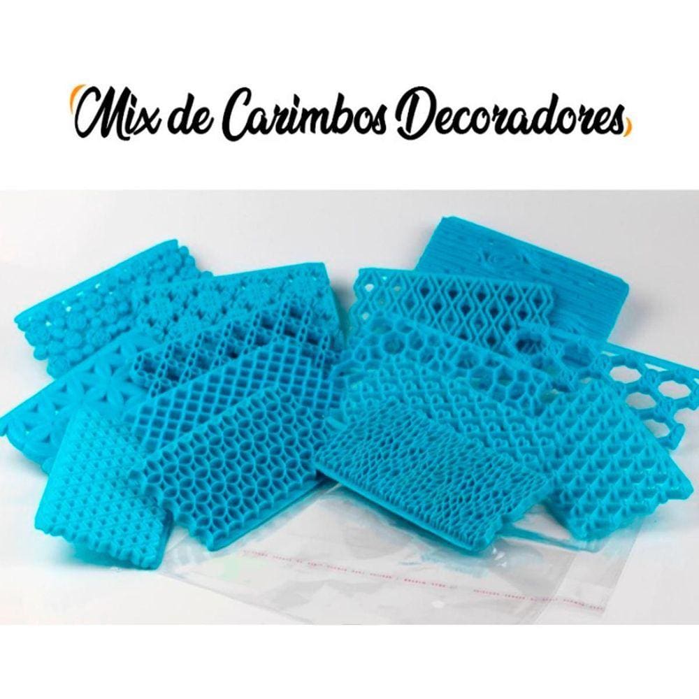 Carimbo Decorador Plástico Para Bolo Bolas Mod 10