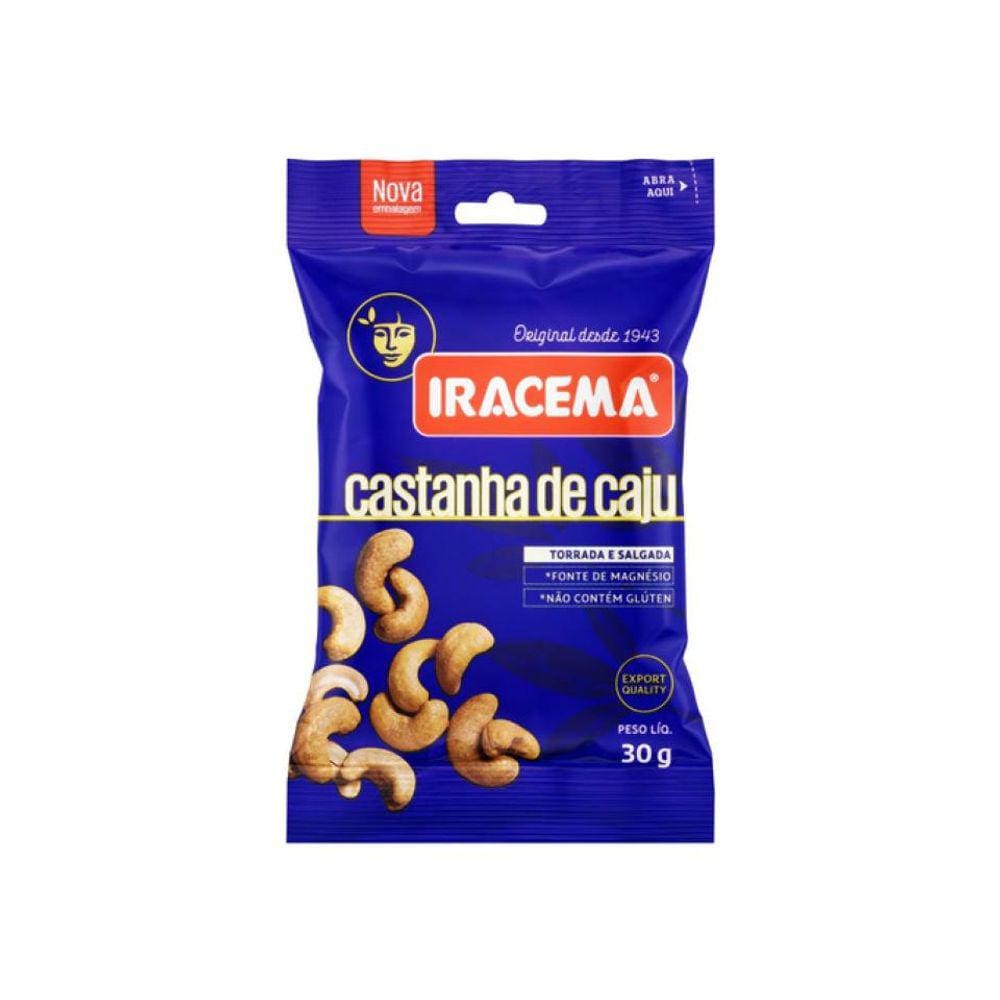 Castanha de Caju Iracema Torrada e Salgada 30g
