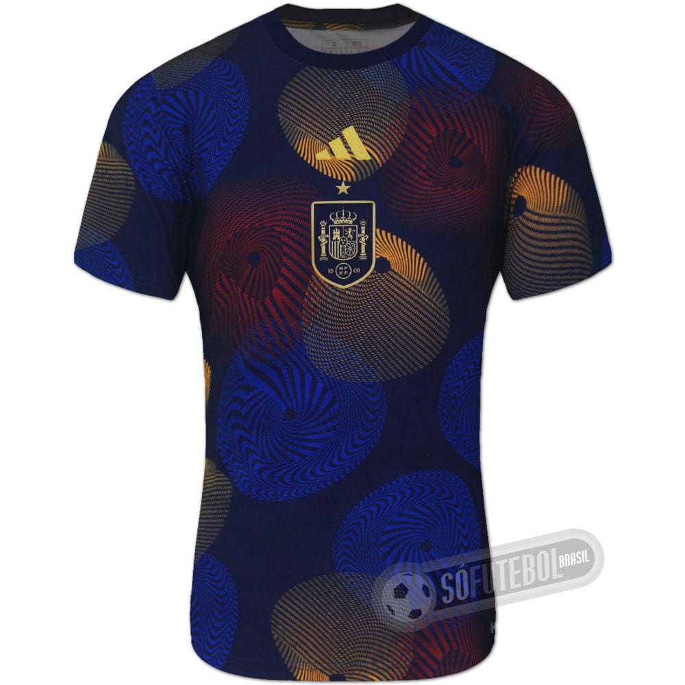 Camisa Espanha - Pré Jogo