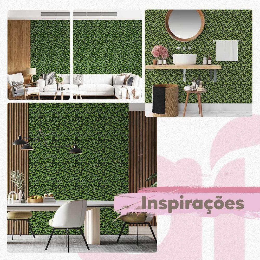 Papel De Parede Tipo Folha Esqueleto Vertical Lavável 3M