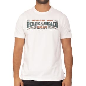Camiseta Rip Curl Bells Arch WT23 Masculina Bone
