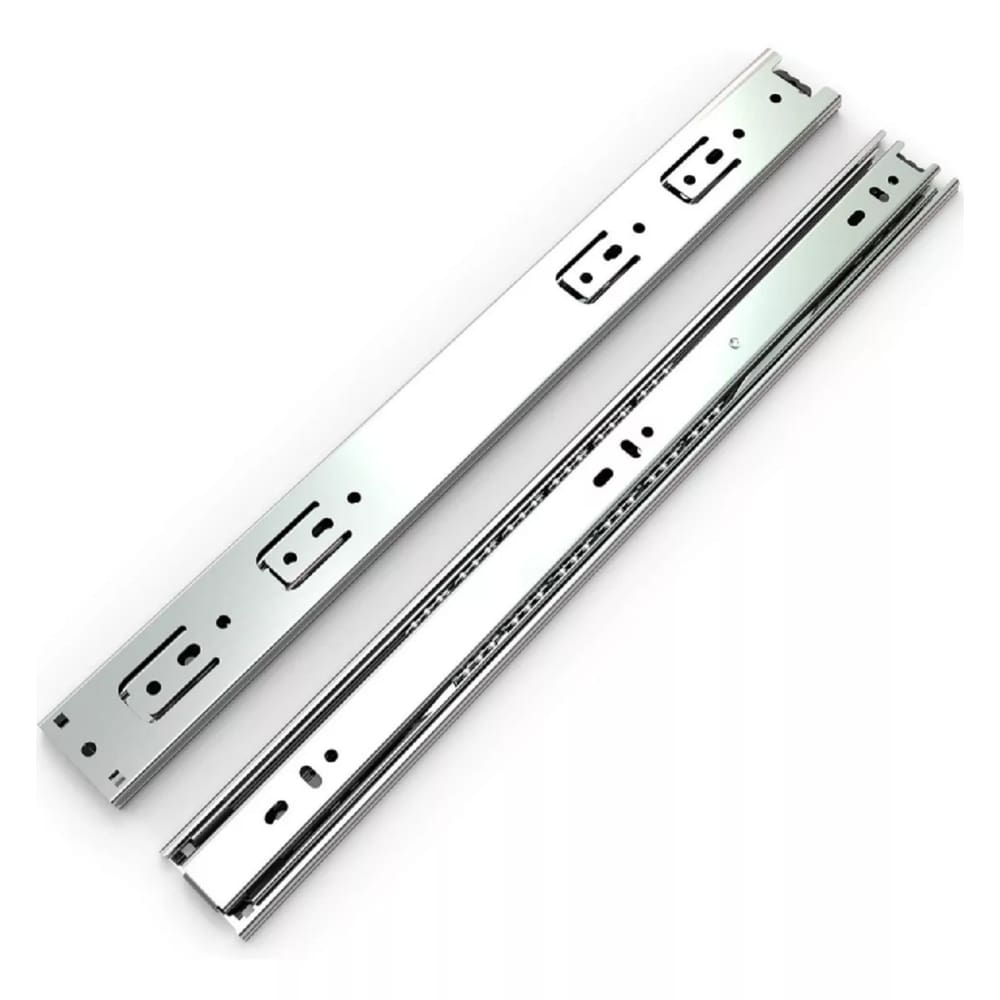 Corrediça Telescópica Light Trilho De Gaveta 25Kg Par 40Cm