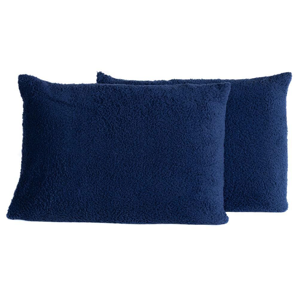 Par de Fronhas em Sherpa Colorida 70cm x 50cm - Lã de Carneiro