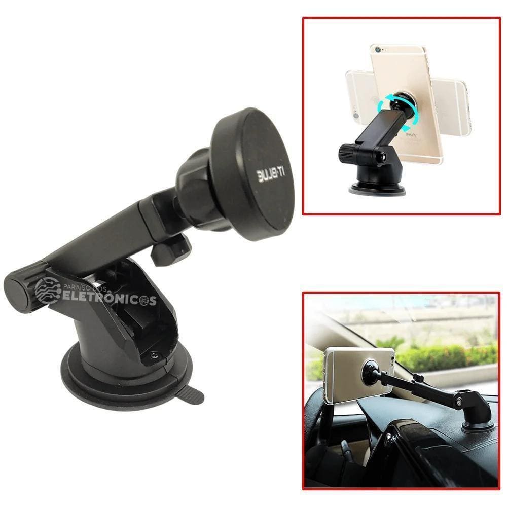 Suporte De Celular Veicular Universal Articulado Magnético